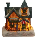 Casa Christmas Village Casita Navideña C/luz Deco A Pila X1