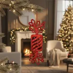 Adorno Navideño Caramelo Colgante X2 Decoración Para Arbol