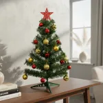 Arbol De Navidad Decorado Arbolito 90cm Pino Carioca
