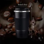 Vaso Termico De Acero 500ml Antideslizante C/tapa Hermética
