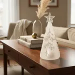 Arbolito De Navidad 15cm Con Luz Decoracion Adorno Navideño