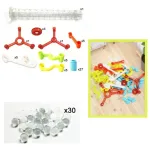 Laberinto Bolitas Expreso Polar 88 Piezas Didáctico Plástico Niños 2-8 Años Rojo