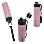 Botella De Acero Inoxidable 750ml A Rosca Con Pico Y Manija