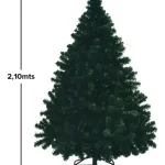 Árbol De Navidad Arbolito Pino Montañes Deluxe 2.1mts Base Metálica