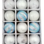 Navidad Adornos Bolas Navideñas Decoradas 6cm X48 Decoración