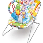 Mecedora Silla Multicolor Para Bebe Con Vibración Y Sonajero