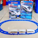 Tren Bala Juguete Pista Alta Velocidad Rápido Vías Y Sonidos