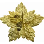 Flor 25cm Oro Arbol De Navidad Adornos Decoracion