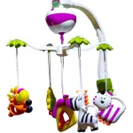 Móvil Cunero Musical Didáctico Para Bebe Cuna Practicuna