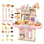 Cocina De Juguete Cocinita Canilla Agua Iluminacion Y Vapor