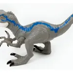 Dinosaurio Velociraptor Juguete Articulado Con Luz Y Sonido