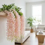 Flores Artificiales Vara Pack X12 Enredadera Colgante Guia