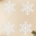 Adorno Colgante Copo De Nieve Decoración Navidad X4
