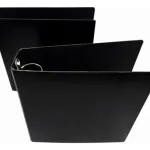 Carpetas N3 Escolares Numero 3 Fibra Negra X5 Unidades Color Negro