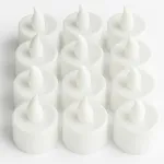 Pack X48 Velita Luz Led Calida Pilas Incluidas Decoracion