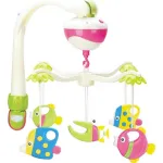 Movil Cunero Musical Movil Bebe Para Cuna Y Practicuna Color Blanco