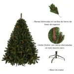 Árbol De Navidad Expreso Polar Alpino De 1.3m Verde Oscuro