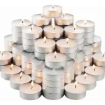 Mini Velas Decorativas Con Latita X50 Unidades P/hornito