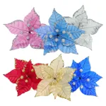 Flor 20cm Para Arbol De Navidad Adornos Decoracion