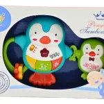 Sonajero Pingüino Musical Con Luz Y Sonido 2015604 Shine
