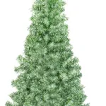 Árbol De Navidad Arbolito Slim Nevado 1.50mts Base Metal