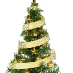 Arbolito De Navidad 80cm Con Adornos 30 Piezas Oro