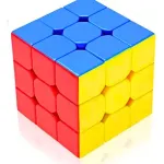 Cubo Magico Rompecabezas Profesional 3x3x3 Velocidad Rubik Estructura Amarillo