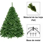 Árbol De Navidad Arbolito Pino Extra Lujo Patagonia 1,80 Mts Color Verde