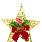Estrella Decoración Navideña Para Arbol Deco Puerta