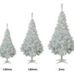 Arbol Navidad Canadian Spruce Blanco/plata 1.5m Black Friday Color Blanco Plata
