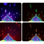 Huanger 0303 Movil Cunero Musical Bebé Con Proyector Luz Y Sonido