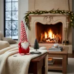 Muñeco De Navidad Gnomo Adorno Navideño Decoración 24cm