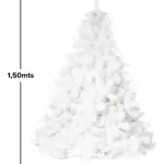 Arbol Navidad Extra Lujo Patagonia Blanco 1,50mts