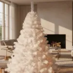 Arbol Navidad Extra Lujo Patagonia Blanco 1,30mts