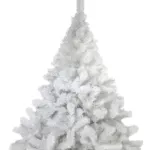 Arbolito De Navidad Blanco Montañes Deluxe 1,50mts Pie Metal