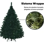 Arbolito Navideño Montañes Deluxe 2,10mts Decoración Oro