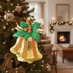 Campanas Navidad 24cm Decoracion Navideña Adornos Para Arbol