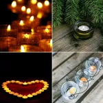 Mini Velas Decorativas Con Latita X50 Unidades P/hornito