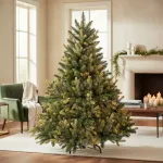 Árbol De Navidad Fabesa Natural 1.3m Pino Desmontable
