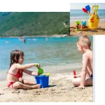 Set Balde De Playa Juguete Para Arena Palas Molino Molde