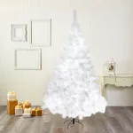 Arbol Navidad Blanco Tronador De Lujo 1.80m Pie Metal Deco