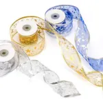 Cintas Navideñas Adornos Decoración Navidad 4cm 2,7mts