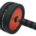 Rueda Para Abdominales + Mini Mat Antideslizante Color Negro