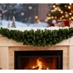 Guirnalda Rama Muerdago Curvo Navideño 2m X 30cm Deluxe