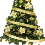 Arbol De Navidad Tronador Lujo 1,80mts Con Adornos Kit X60