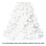 Arbol Navidad Extra Lujo Patagonia Blanco 1,80mts