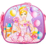 Mochila Carrito Espalda Escolar 2 En 1 Canopla Lunchera Luz