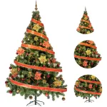 Arbol De Navidad Tronador Lujo 2,10mts Con Adornos Kit X60