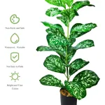 Planta Artificial Con Maceta 80cm Deco Interior Exterior