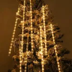 Luces Led Lluvia Meteoro 3mt X8 Tubos 220v Interconectable